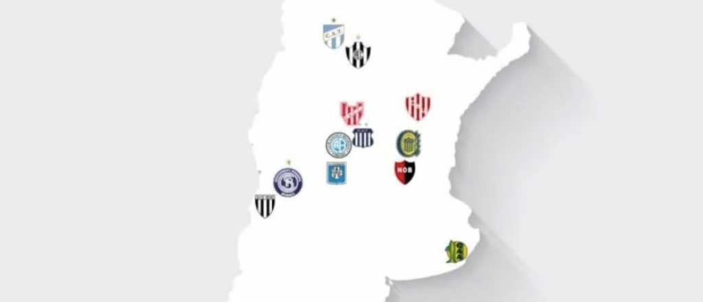 As&iacute; qued&oacute; el mapa de Primera con los ascensos de Gimnasia y Estudiantes