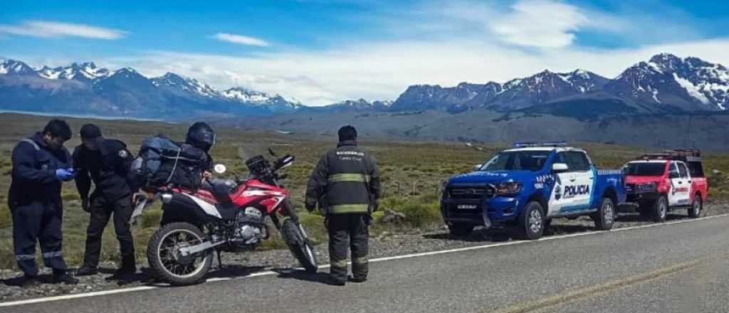 Bomberos debieron asistir a un mendocino en Santa Cruz