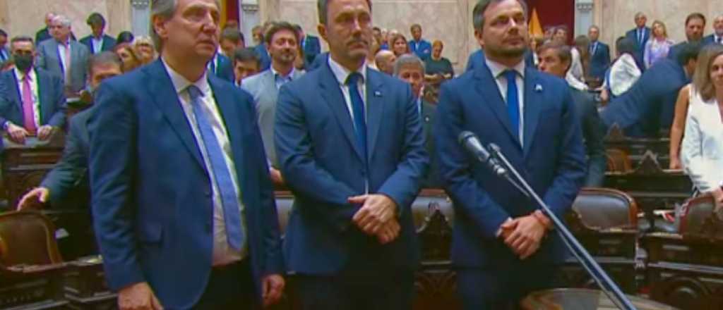 Juraron los diputados: Gaza, hijos en brazo y chicanas cruzadas