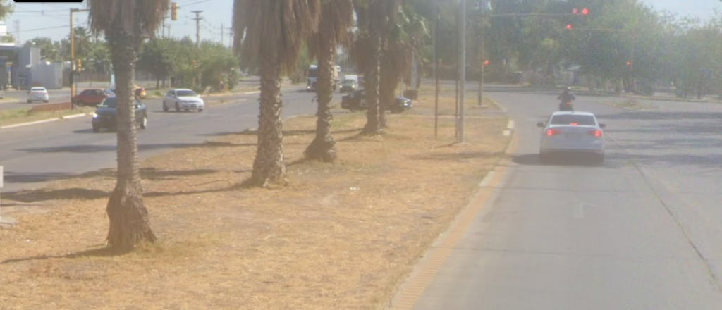 Un joven se quedó dormido y chocó contra un poste en Las Heras