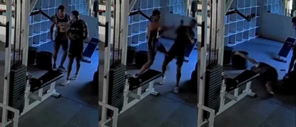 Video: salvaje agresión a traición al profesor de un gimnasio
