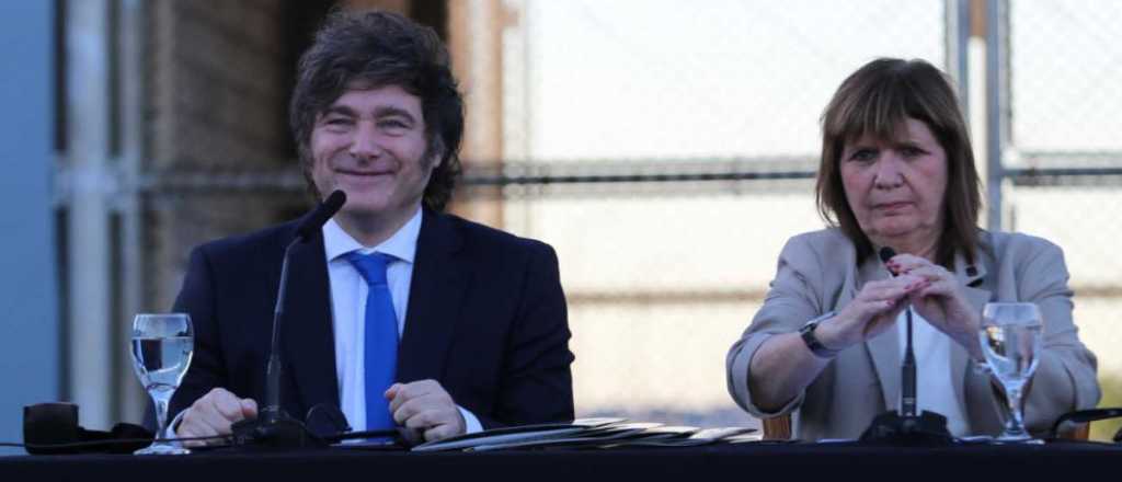 Milei y Bullrich expresaron su apoyo a San Jorge: "Confiamos en que se apruebe"