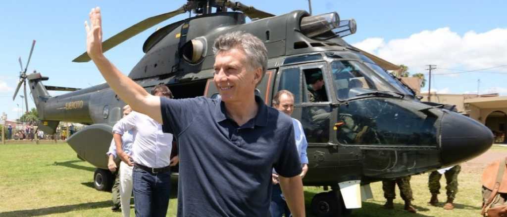 Aterrizó de emergencia helicóptero con el presidente Macri