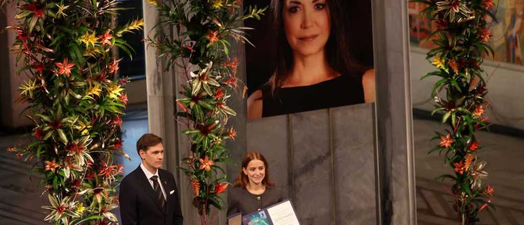 Machado en su discurso en el Premio Nobel: "Venezuela volverá a respirar"