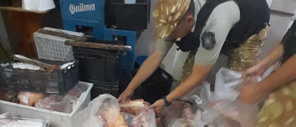 Descubrieron 400 kilos de carne en mal estado en un local de General Alvear