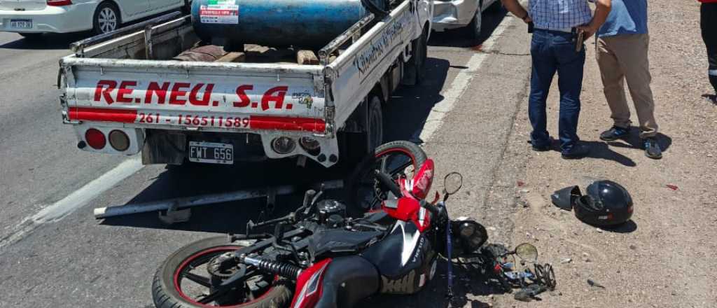 Cuádruple choque en el Acceso Este complicó el tránsito en Guaymallén