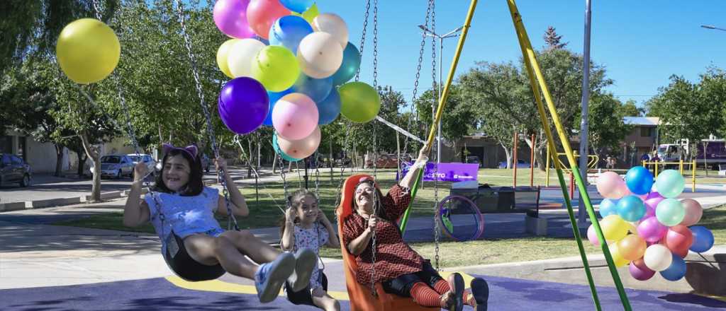 Guaymallén inauguró la remodelación integral de la Plaza Las Tonadas