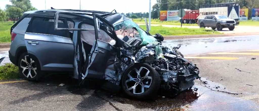 El video del impresionante choque del pastor Bonarrico
