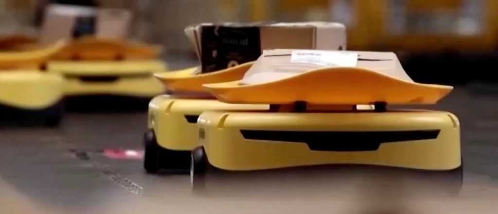 Video: el Correo Argentino incorporó robots en su planta y así funcionan