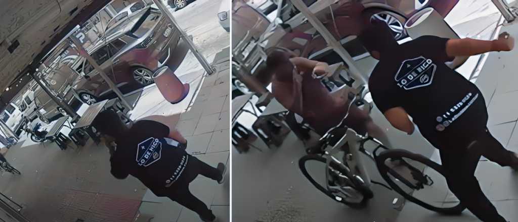 Video: un comerciante evit&oacute; un robo aplic&aacute;ndole una trompada al ladr&oacute;n