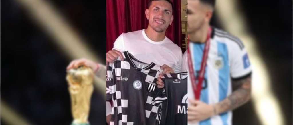 Por qué Leandro Paredes posó con la camiseta del Lobo