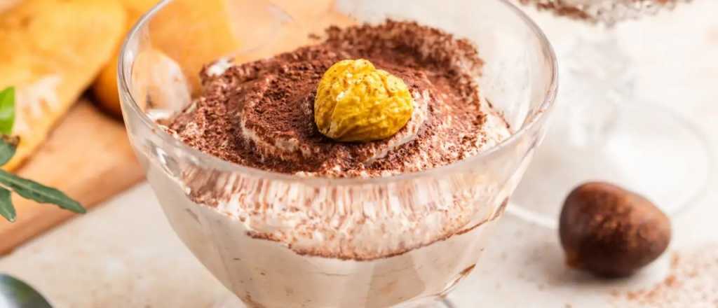 Tiramisú de castañas: una receta distinta, cremosa y con sabor a café