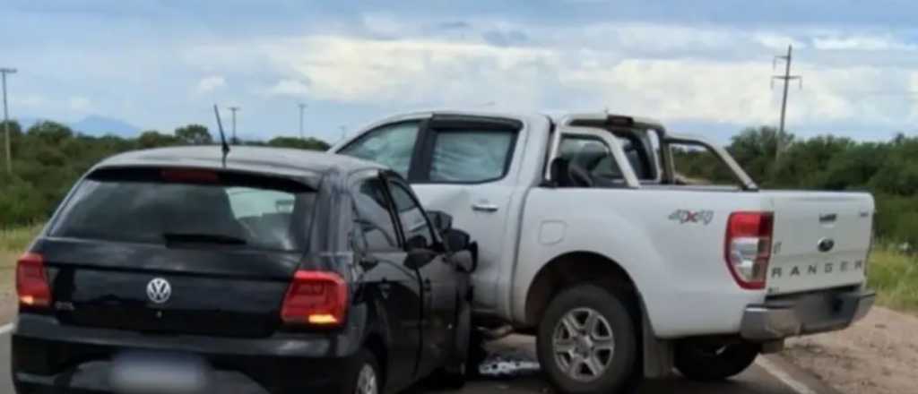 Un mendocino provocó un choque en San Luis