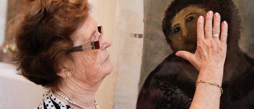 Falleció Cecilia Domínguez, la española que "restauró" el Ecce Homo