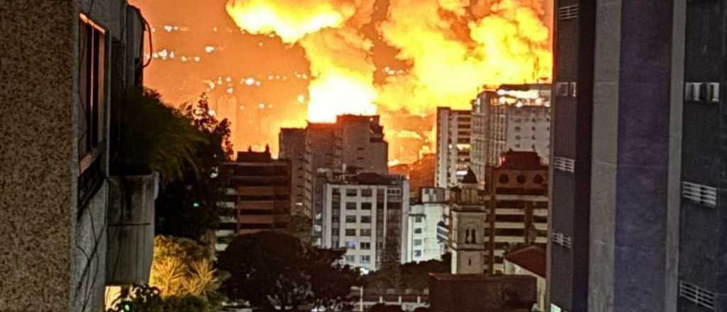 Videos: el bombardeo a Venezuela antes de la captura de Maduro