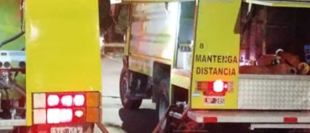 Incendio en una casa de Godoy Cruz: rescataron a una mujer y a sus 4 perros 