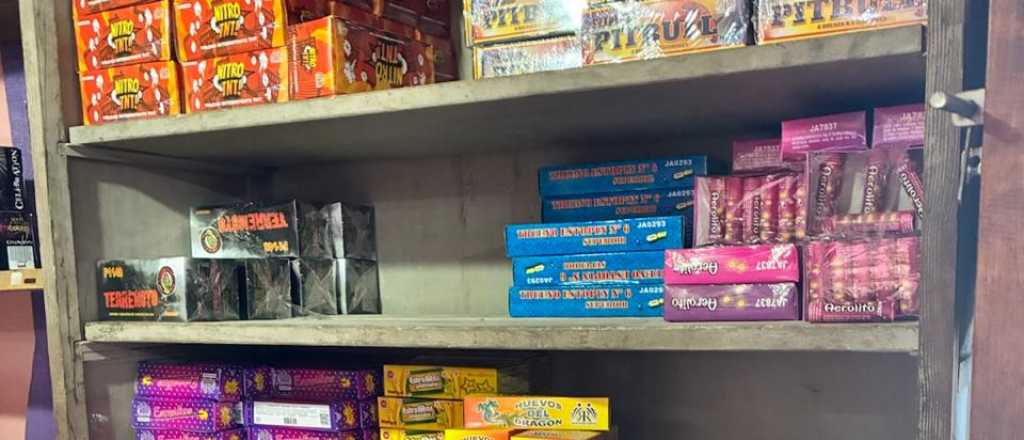 Secuestraron 600 kilos de pirotecnia en Guaymallen