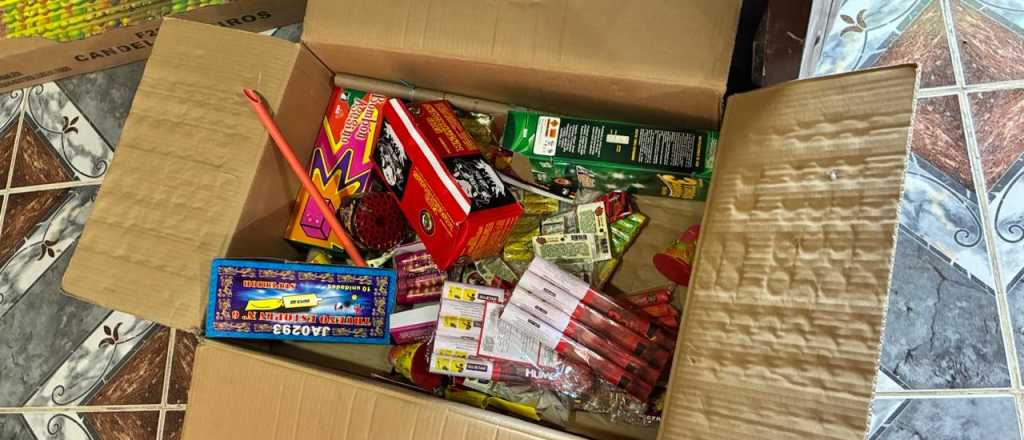 Secuestraron 600 kilos de pirotecnia en Guaymallen