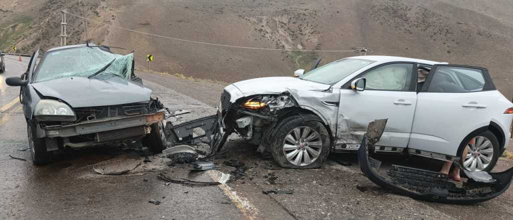 Murió un conductor en choque frontal en Horcones contra un vehículo de Chile