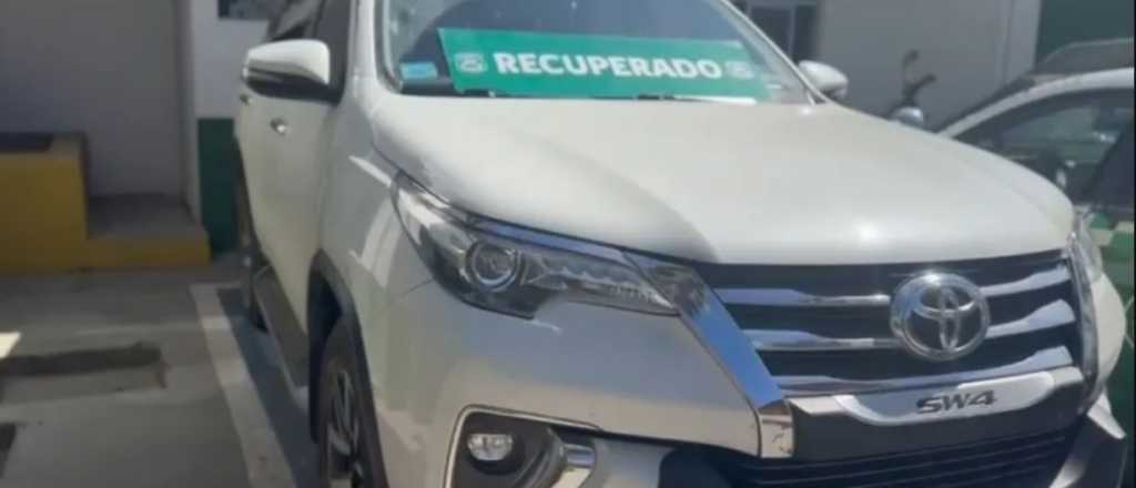 Recuperaron una camioneta robada a mendocinos en Chile