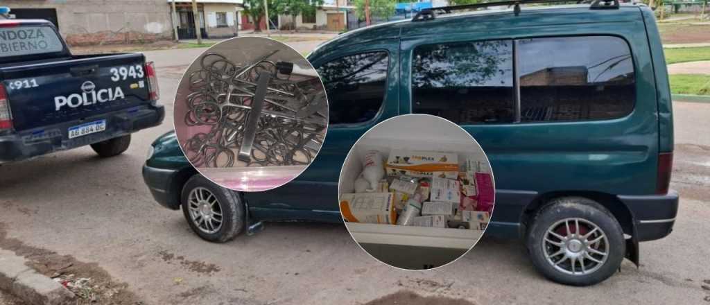 Saque&oacute; un m&oacute;vil veterinario y fue detenido en Las Heras