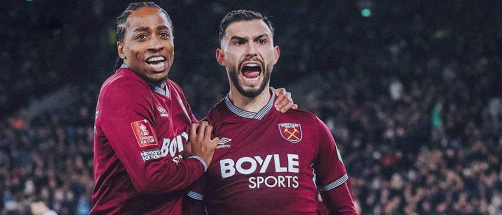 Video: Taty Castellanos marcó su primer gol y le dio la clasificación al West Ham