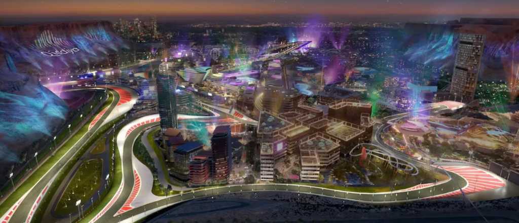 La ciudad futurista que Arabia Saudita levanta para la Fórmula 1