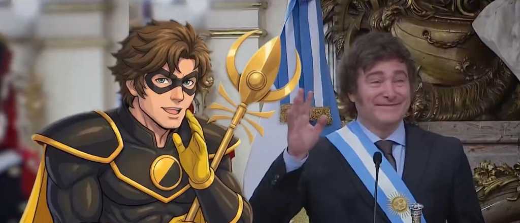 Cómo en un cómic: Javier Milei abrió sus redes sociales oficiales en inglés