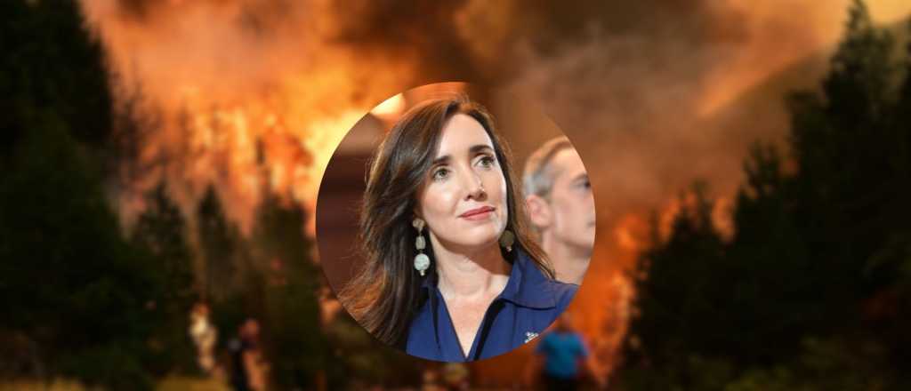 Villarruel pidió recursos y penas más duras para combatir los incendios