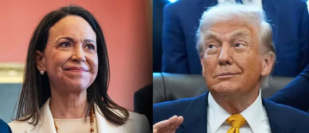 Corina Machado le ofreció la medalla del Premio Nobel a Donald Trump