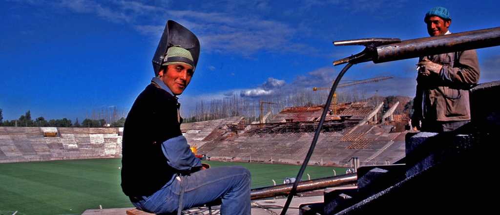 Furor en redes por una foto in&eacute;dita de la construcci&oacute;n del Malvinas Argentinas