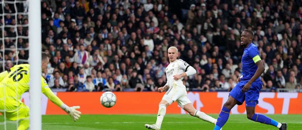 Video: Mastantuono marc&oacute; su primer gol en Champions con el Real Madrid