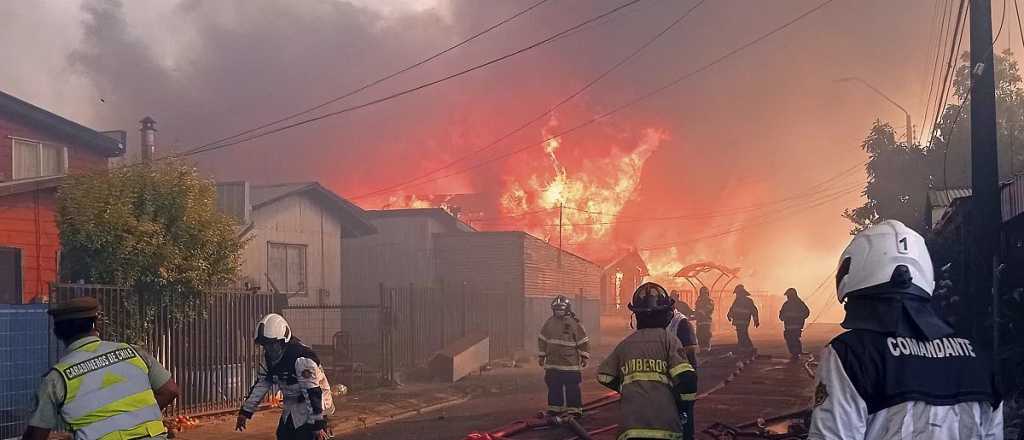 Detuvieron a una persona acusada de provocar incendios en Chile