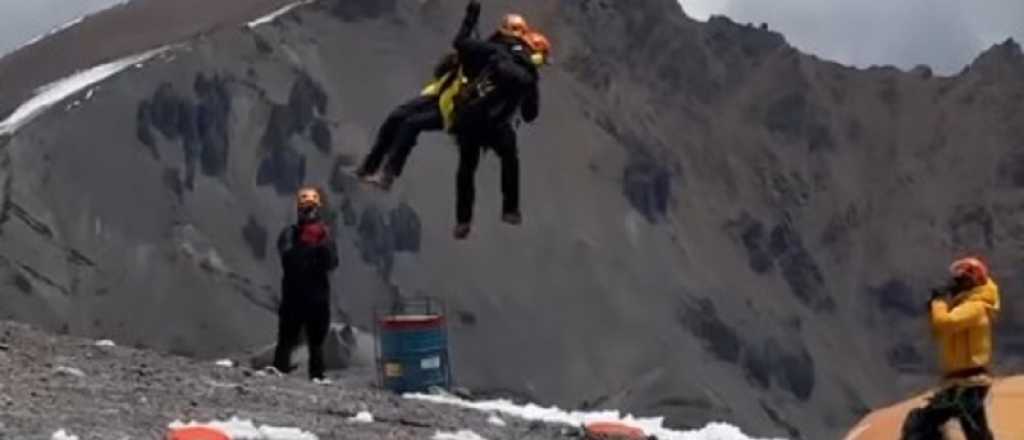 Rescataron a un andinista brasileño en el Aconcagua