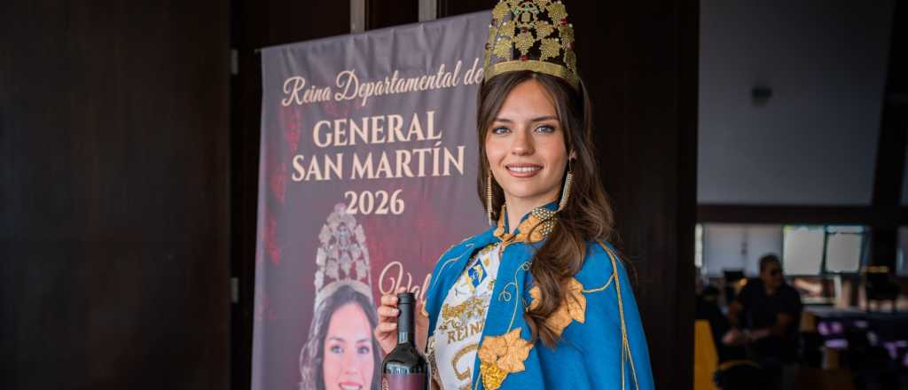 Valentina Rosalez, reina de la Vendimia de San Martín, presentó su propio vino