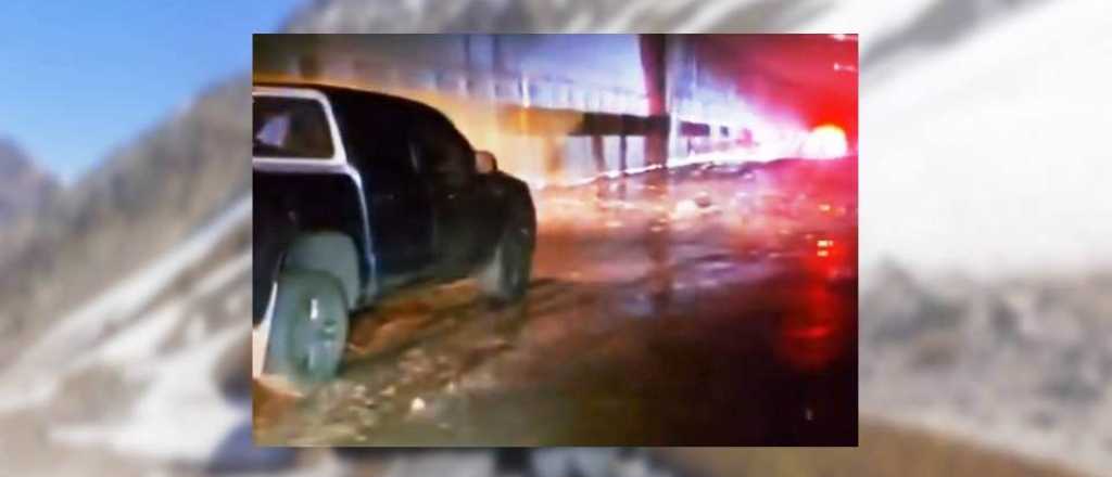 Por aludes del lado chileno est&aacute; cerrado el Paso Cristo Redentor