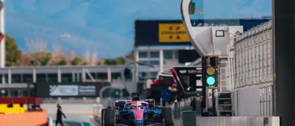 Colapinto se meti&oacute; en el podio en Barcelona con su nuevo Alpine