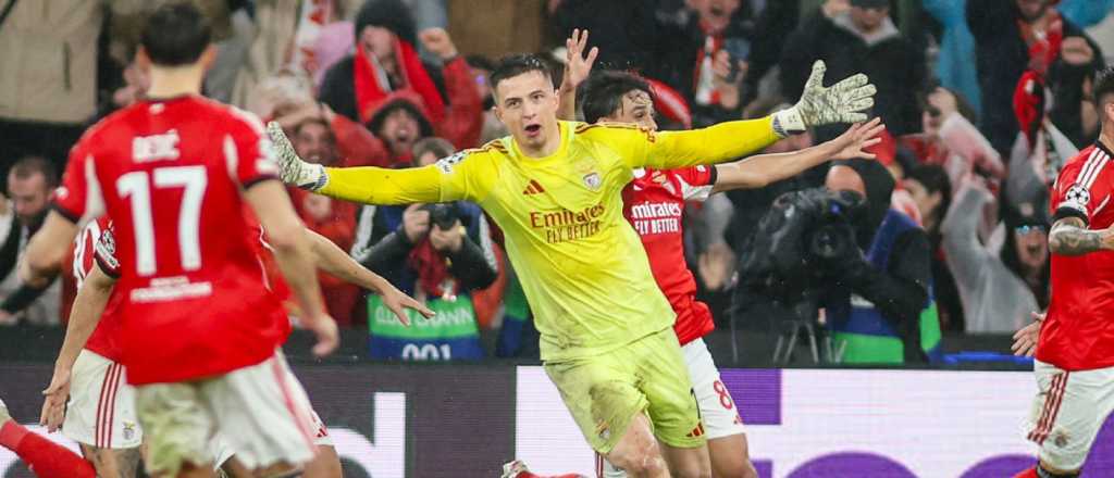 Video: gol del arquero del Benfica ante Real Madrid, que sufri&oacute; otro papel&oacute;n