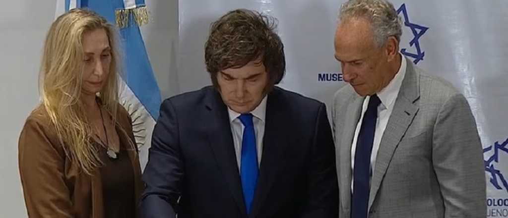 Milei se aline&oacute; con Trump y prometi&oacute; "tolerancia cero" con el antisemitismo