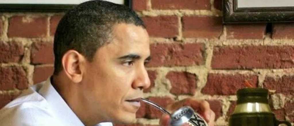 Costumbres argentinas: Obama toma mate y Macri lo tuitea