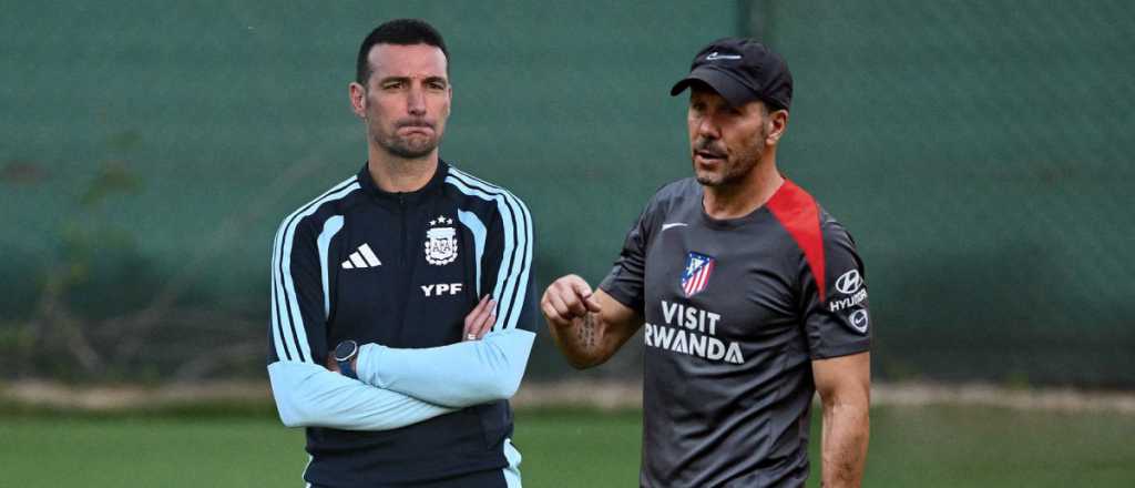 Scaloni y una reuni&oacute;n clave con Simeone: &iquest;de qu&eacute; hablaron?