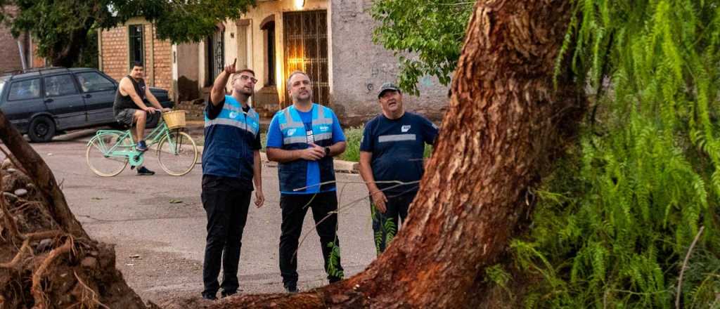 Maipú desplegó un operativo integral y preventivo tras el temporal
