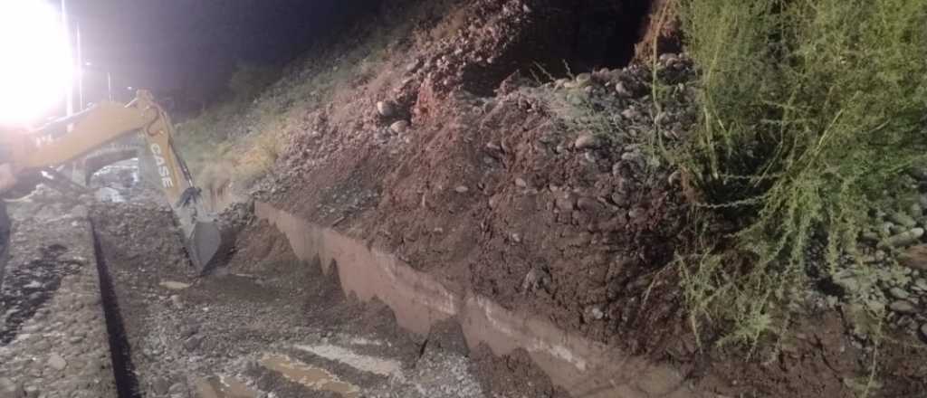 Est&aacute; cortada la ruta a Cacheuta