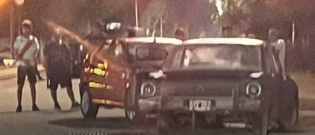 Dos vehículos protagonizaron un fuerte choque en San Martín