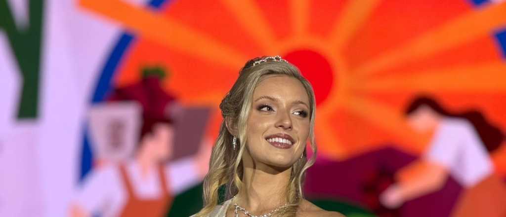 Agustina Giacomelli es la nueva reina de Tunuyán