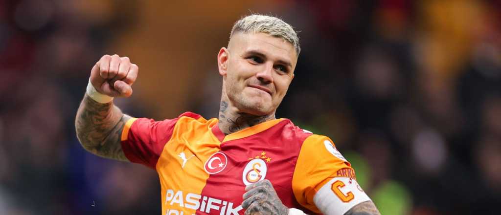 Video: Mauro Icardi super&oacute; a una leyenda y se meti&oacute; en la historia del Galatasaray
