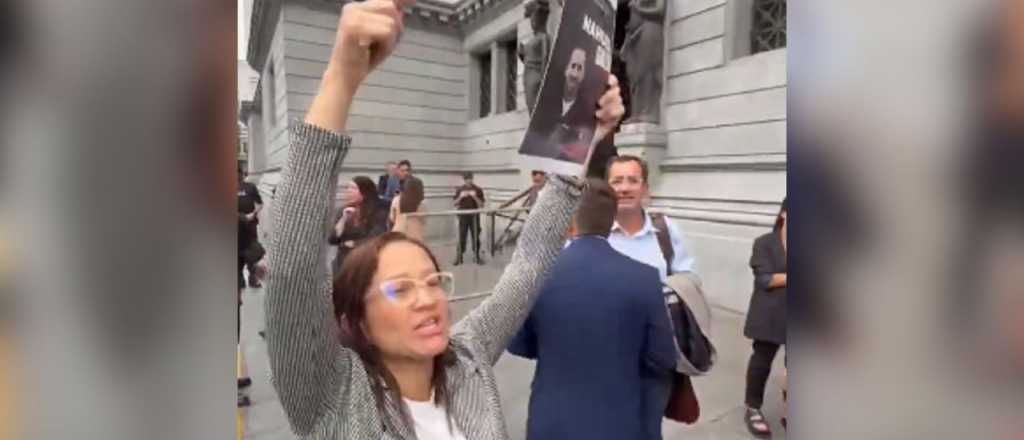 Video: tensi&oacute;n entre la esposa de Nahuel Gallo y diputados de izquierda