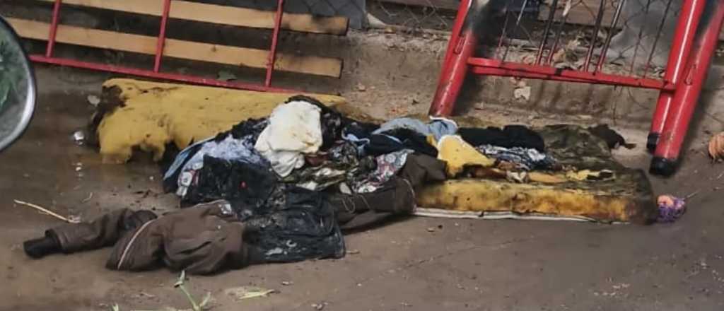 Un policía rescató a una mujer que cumplía años de un incendio en Junín