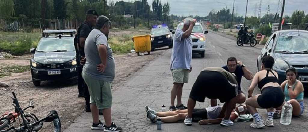 Atropellaron a un ciclista rumbo a Cacheuta