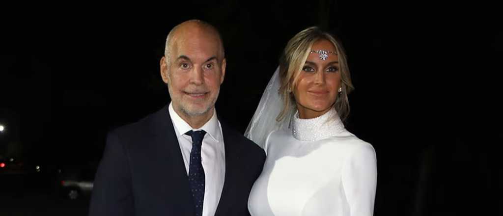 Milagros Maylin, esposa de Larreta, mostr&oacute; por primera vez su embarazo